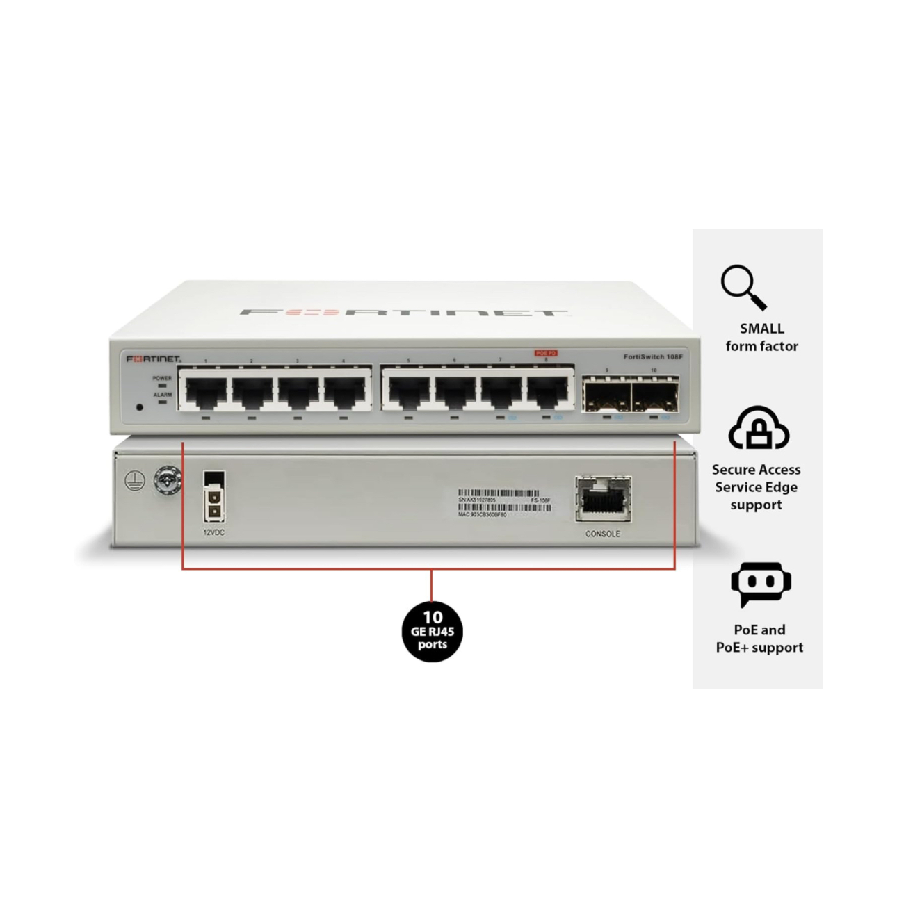 Fortinet FortiSwitch 108F
